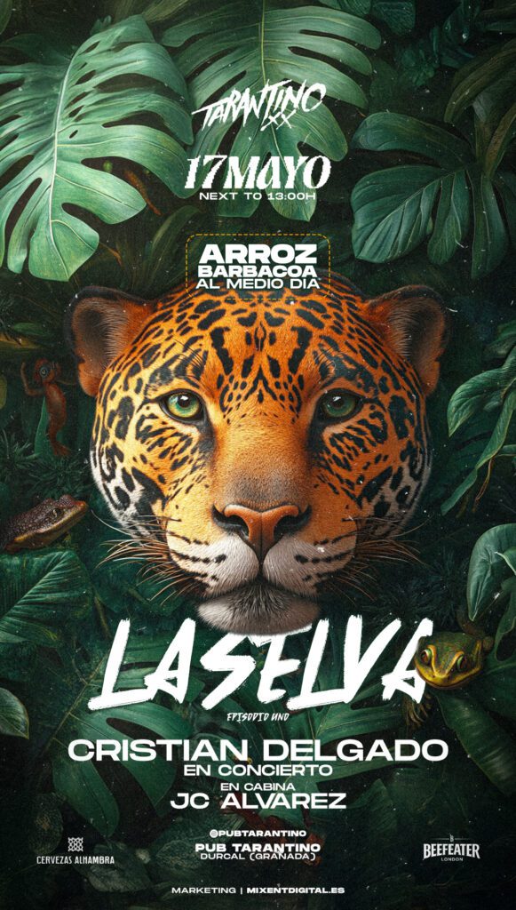 flyer para evento en pub