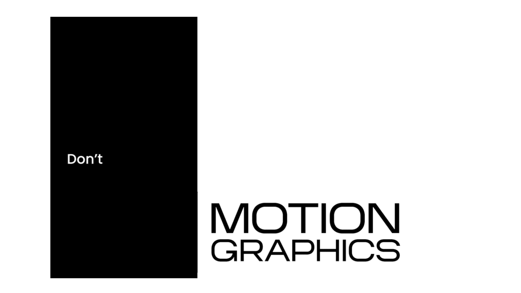 motion graphics