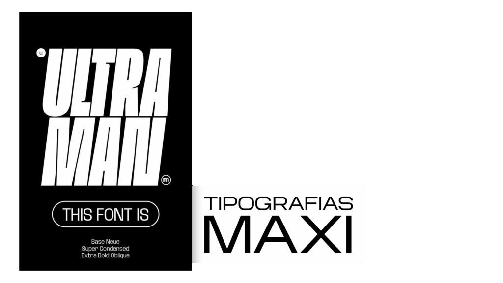 ejemplo tipografías maxi